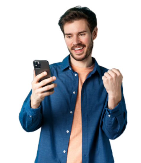Man with phone